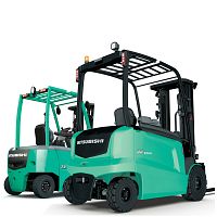 Electric-powered forklift trucks